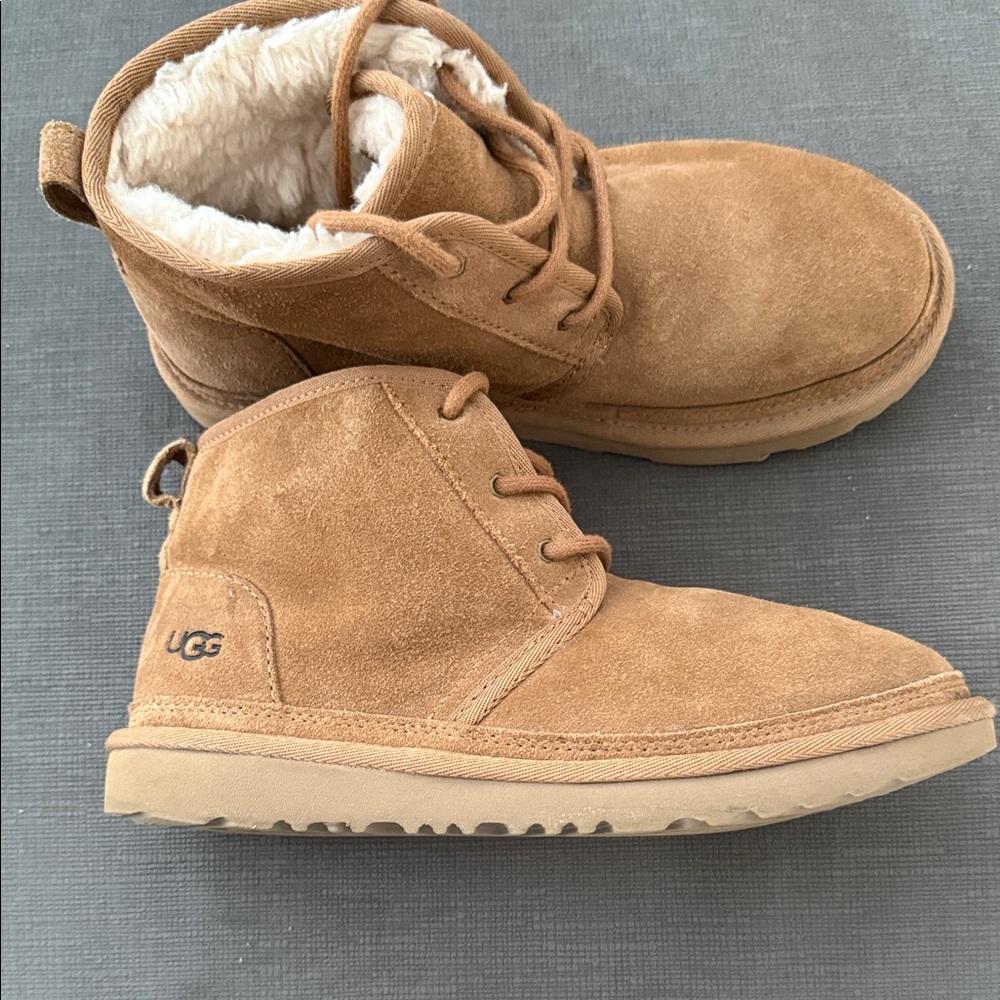 UGG Chestnut Suede Ankle Boots